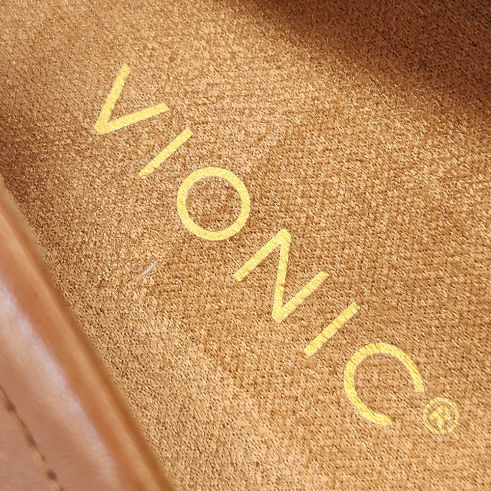 Vionic Dress Loafers 10 Brown Leather Cleo Classic Comfort Arch Support New $160 - Picture 11 of 13